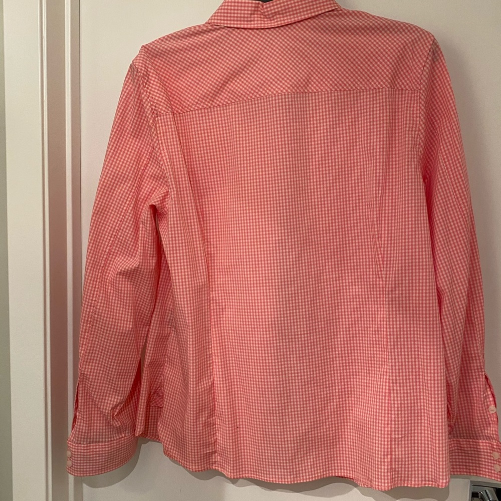 Pinks and White Button Down